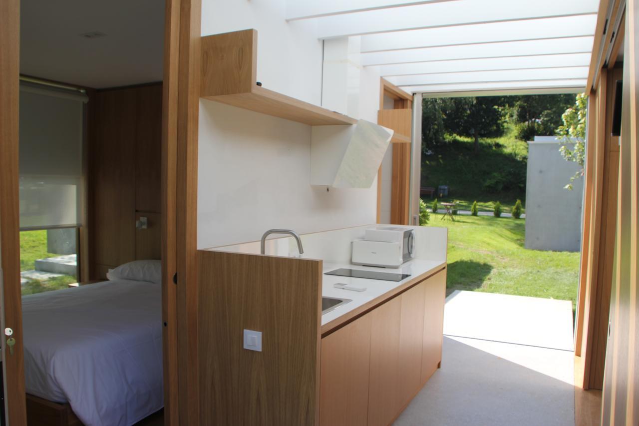 Bungalow Camping Los Manzanos ซานตา ครูซ เด โอเลรอส ภายนอก รูปภาพ
