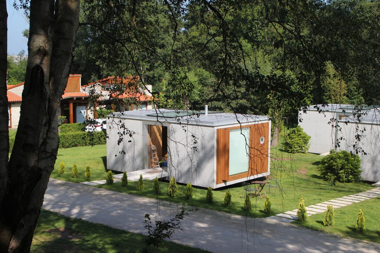 Bungalow Camping Los Manzanos ซานตา ครูซ เด โอเลรอส ภายนอก รูปภาพ