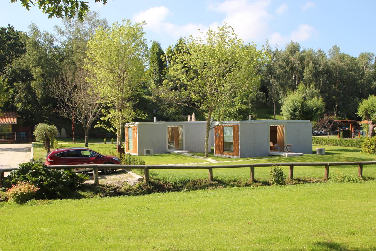 Bungalow Camping Los Manzanos ซานตา ครูซ เด โอเลรอส ภายนอก รูปภาพ