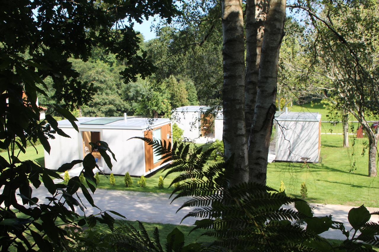 Bungalow Camping Los Manzanos ซานตา ครูซ เด โอเลรอส ภายนอก รูปภาพ